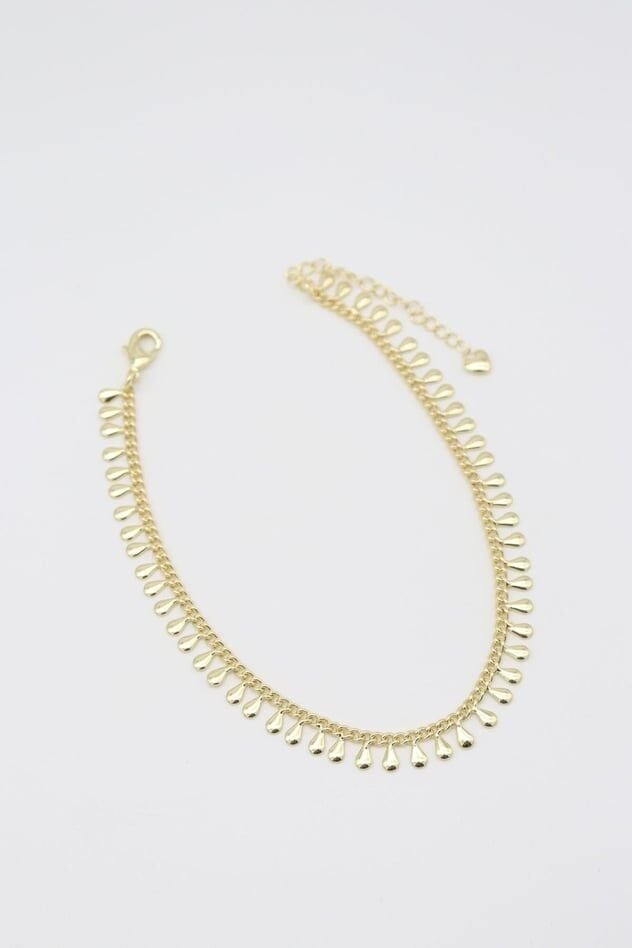 Taşlı Modern Gold Halhal