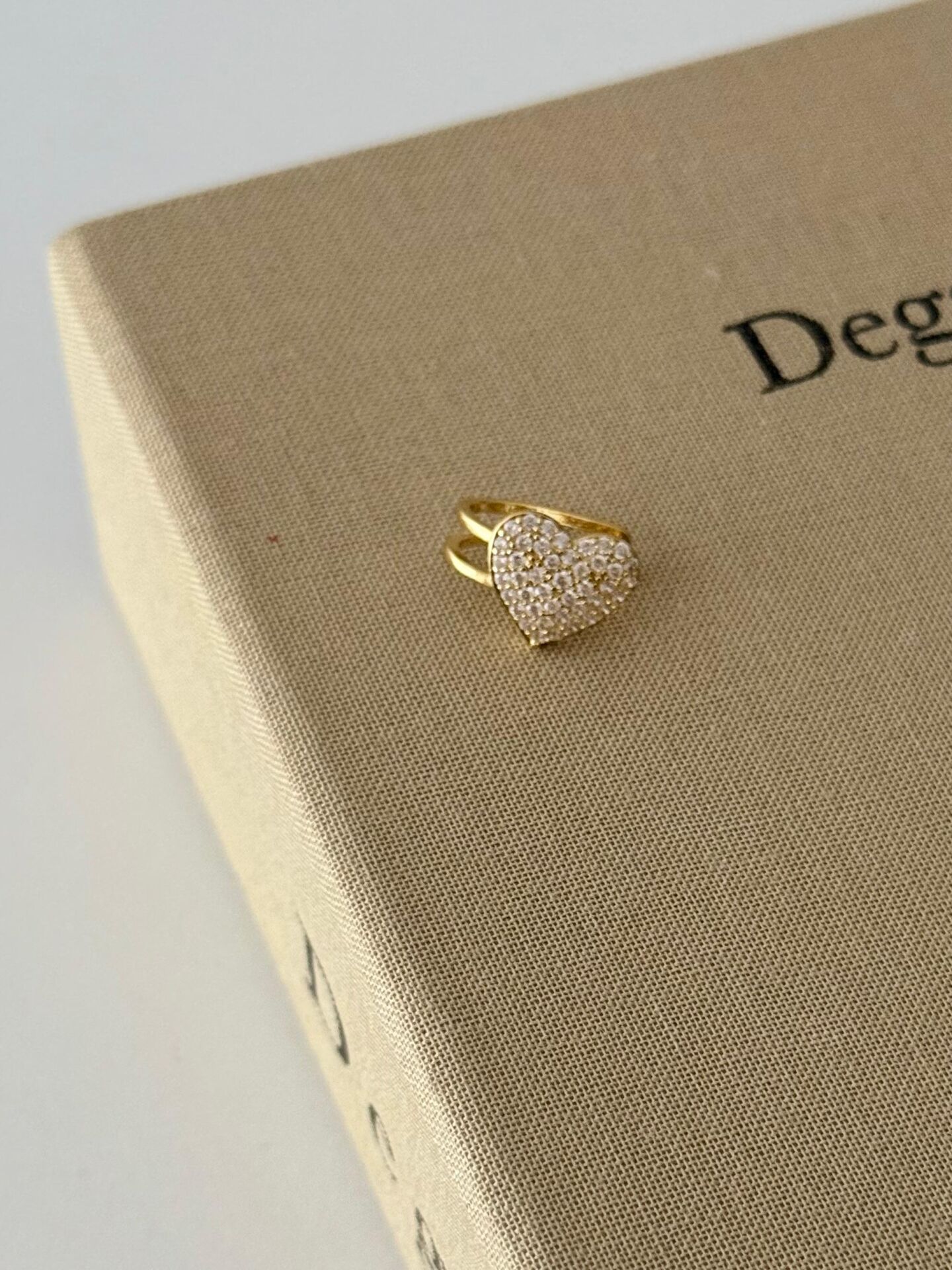 Kalp Model Gold Earcuff