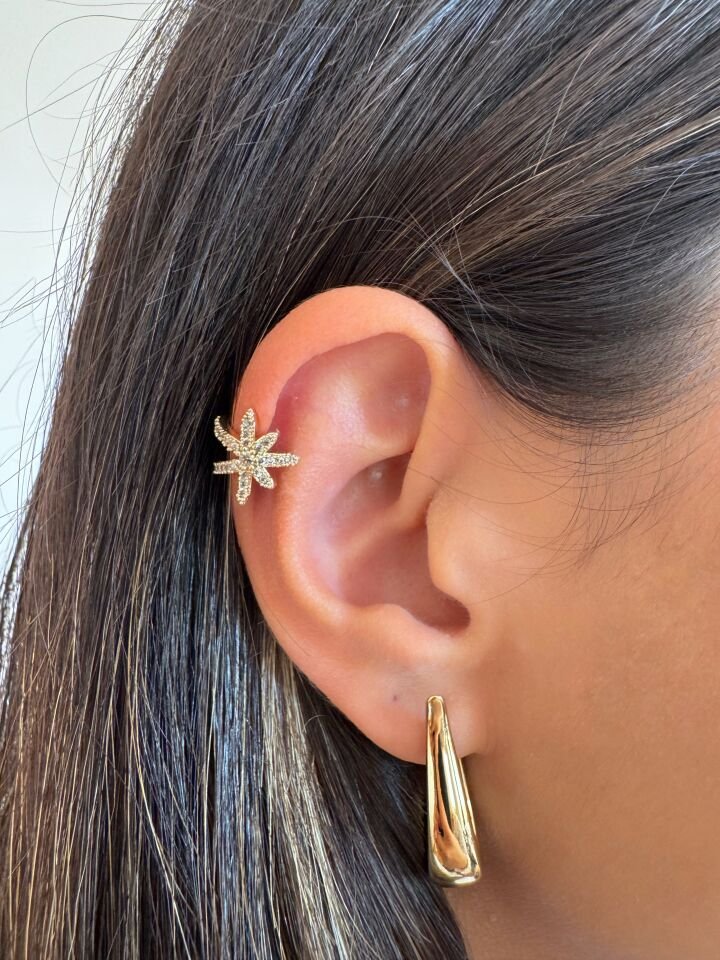 Işıltı Gold Earcuff