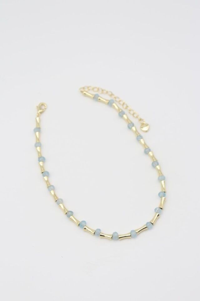 Şeffaf Taşlı Boncuk Halhal