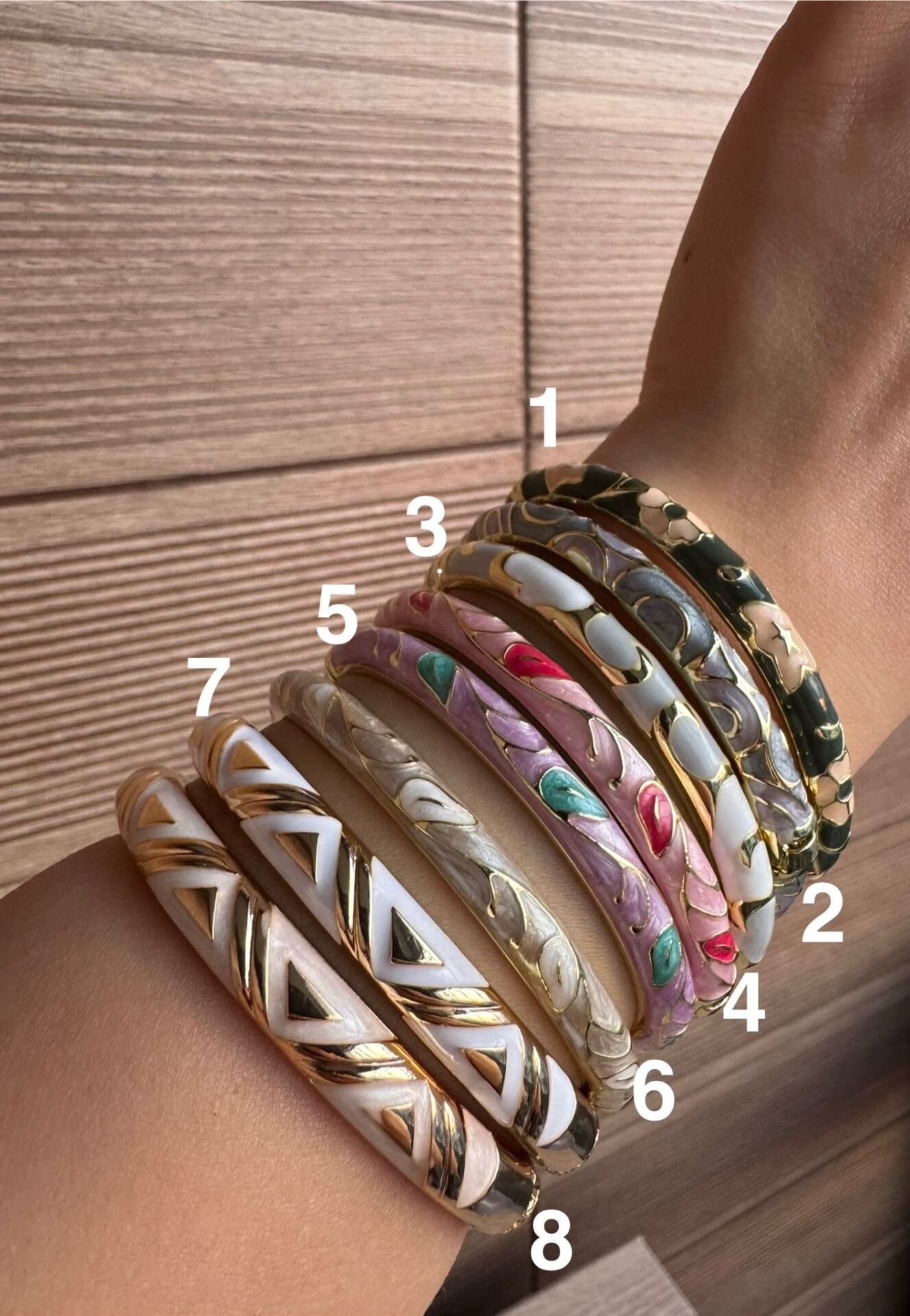 Renkli Mineli Kelepçeler