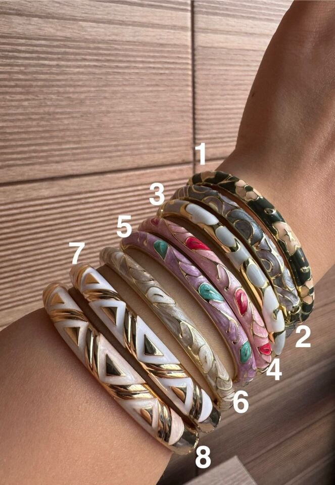 Renkli Mineli Kelepçeler