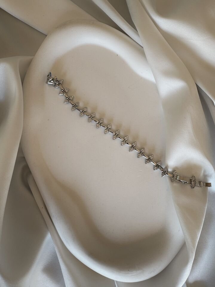 Silver Zikzak Bileklik