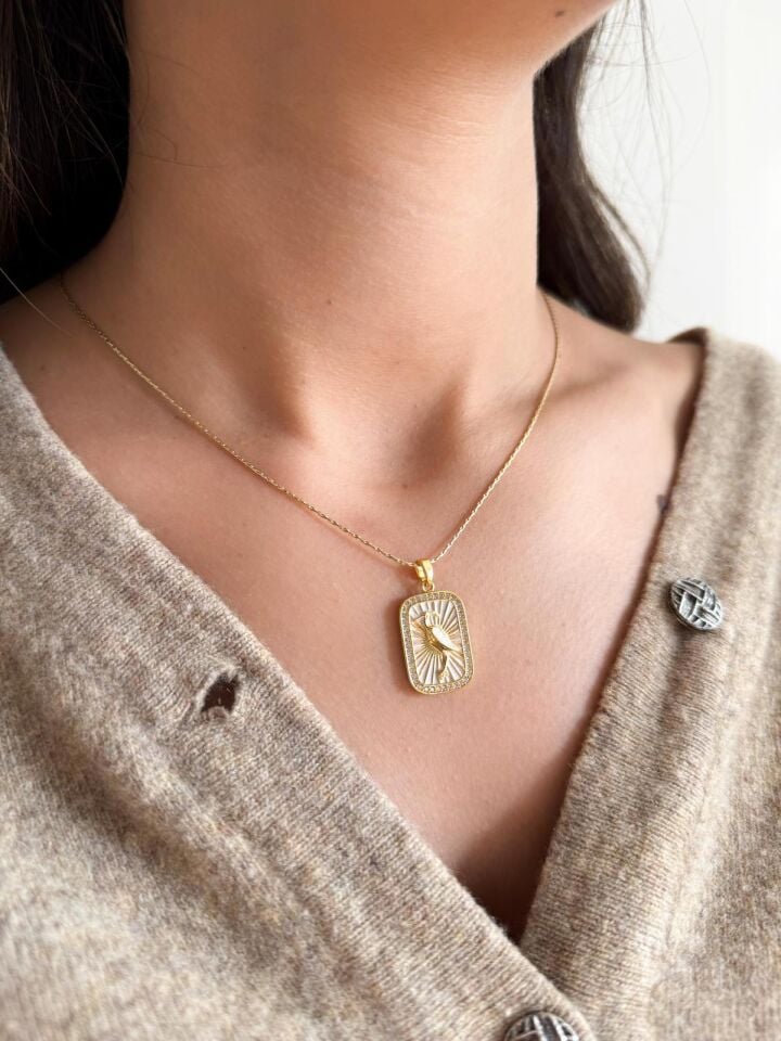 Vintage Kırlangıç Kolye