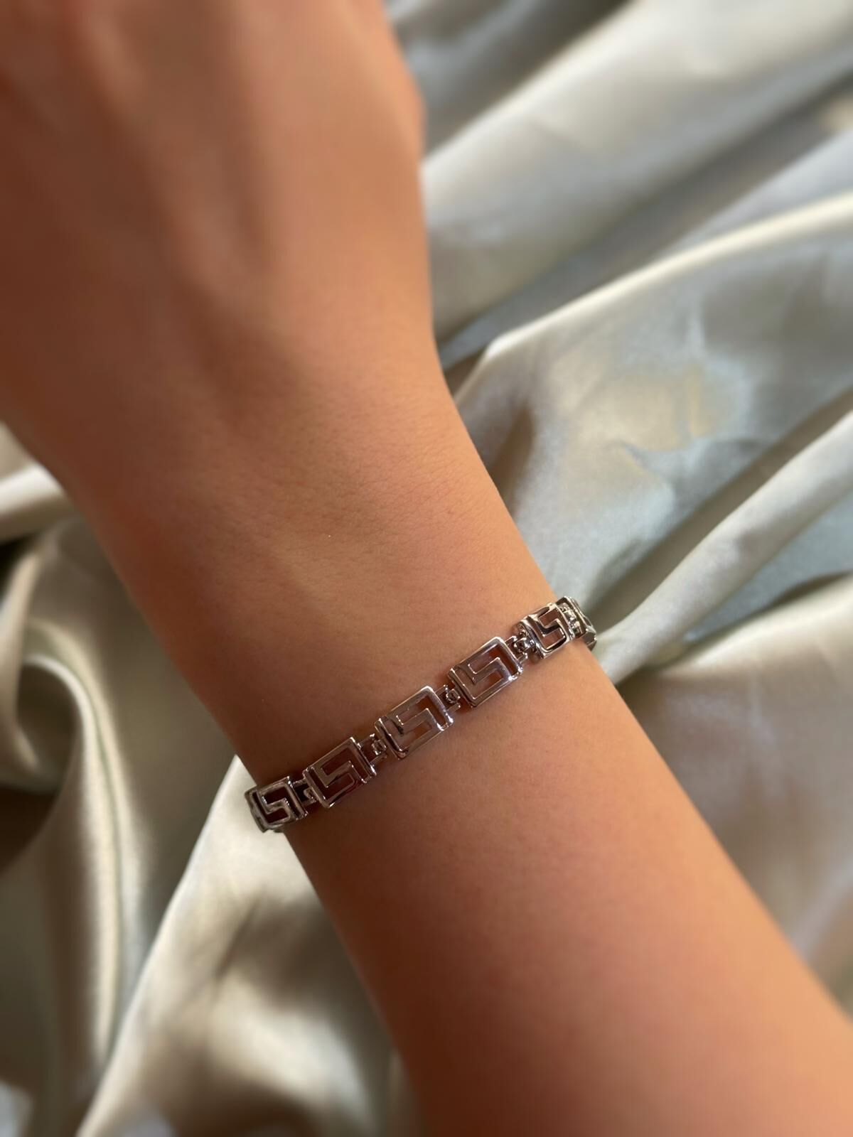 Silver Geometrik Bileklik