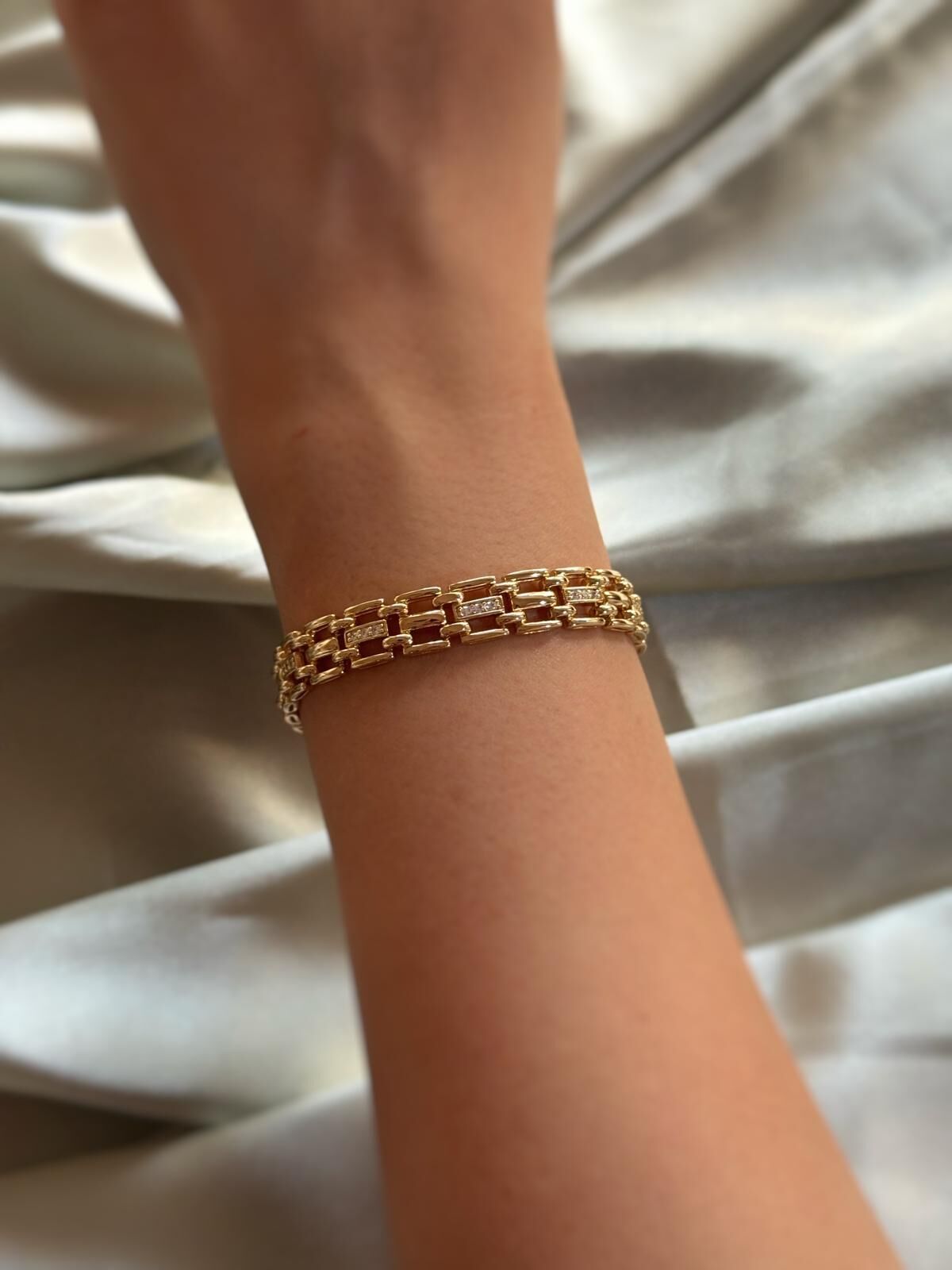 Taşlı Hasır Bileklik