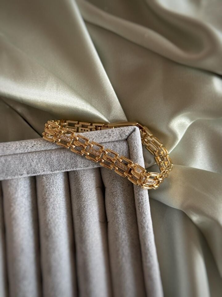 Taşlı Hasır Bileklik