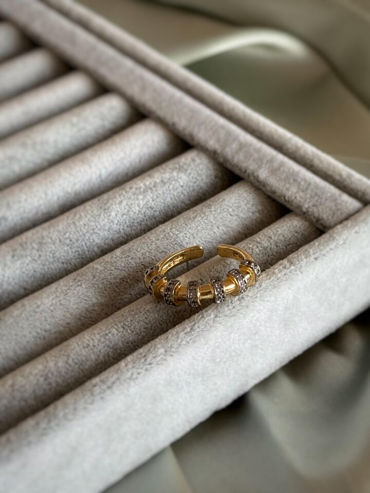 Sıralı Taşlı Yüzük