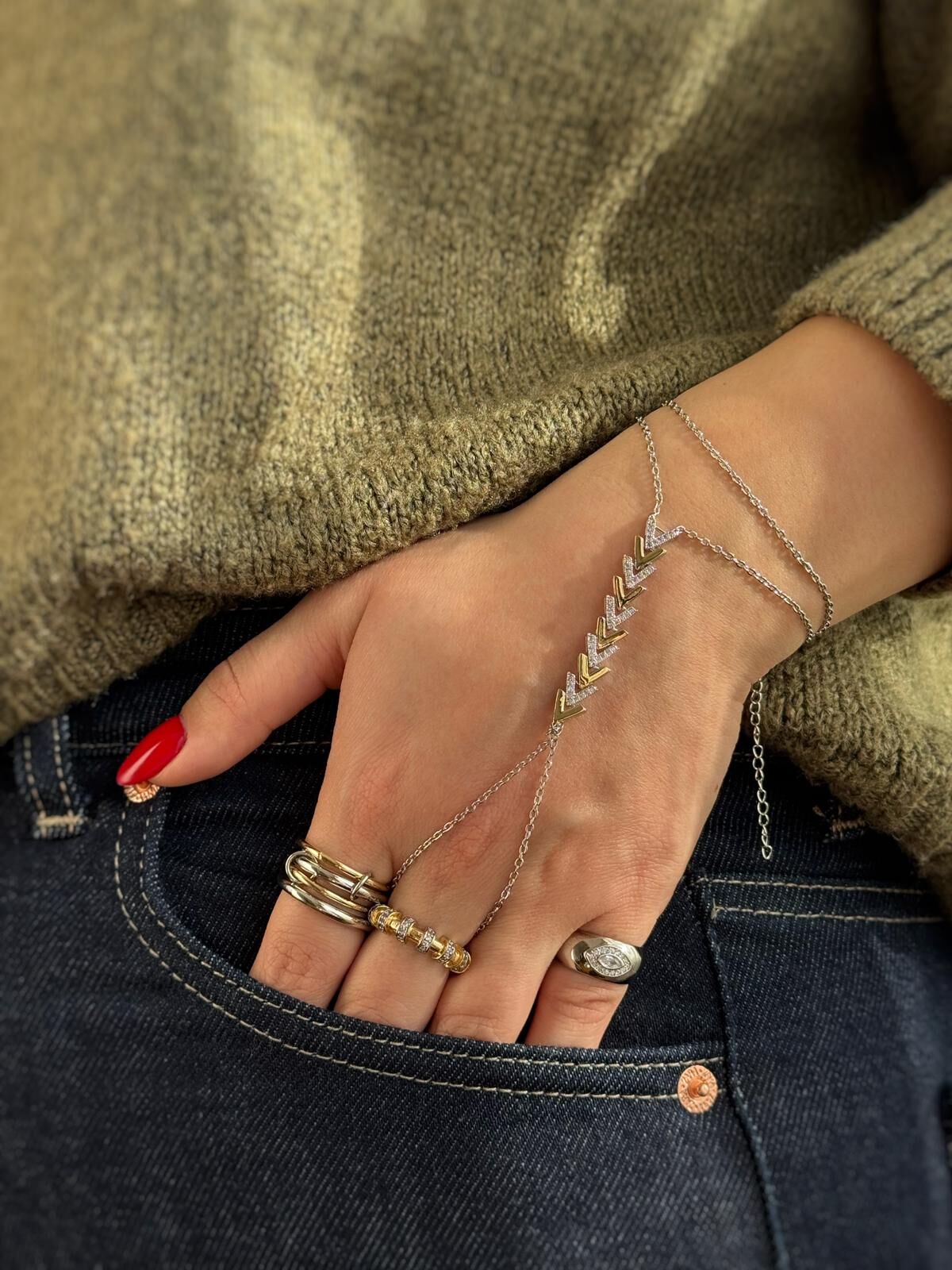 Zikzak Detaylı Şahmeran