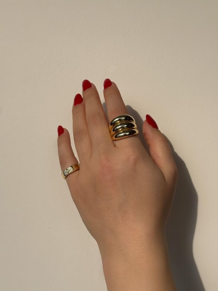 Büyük Aurah Line Yüzük