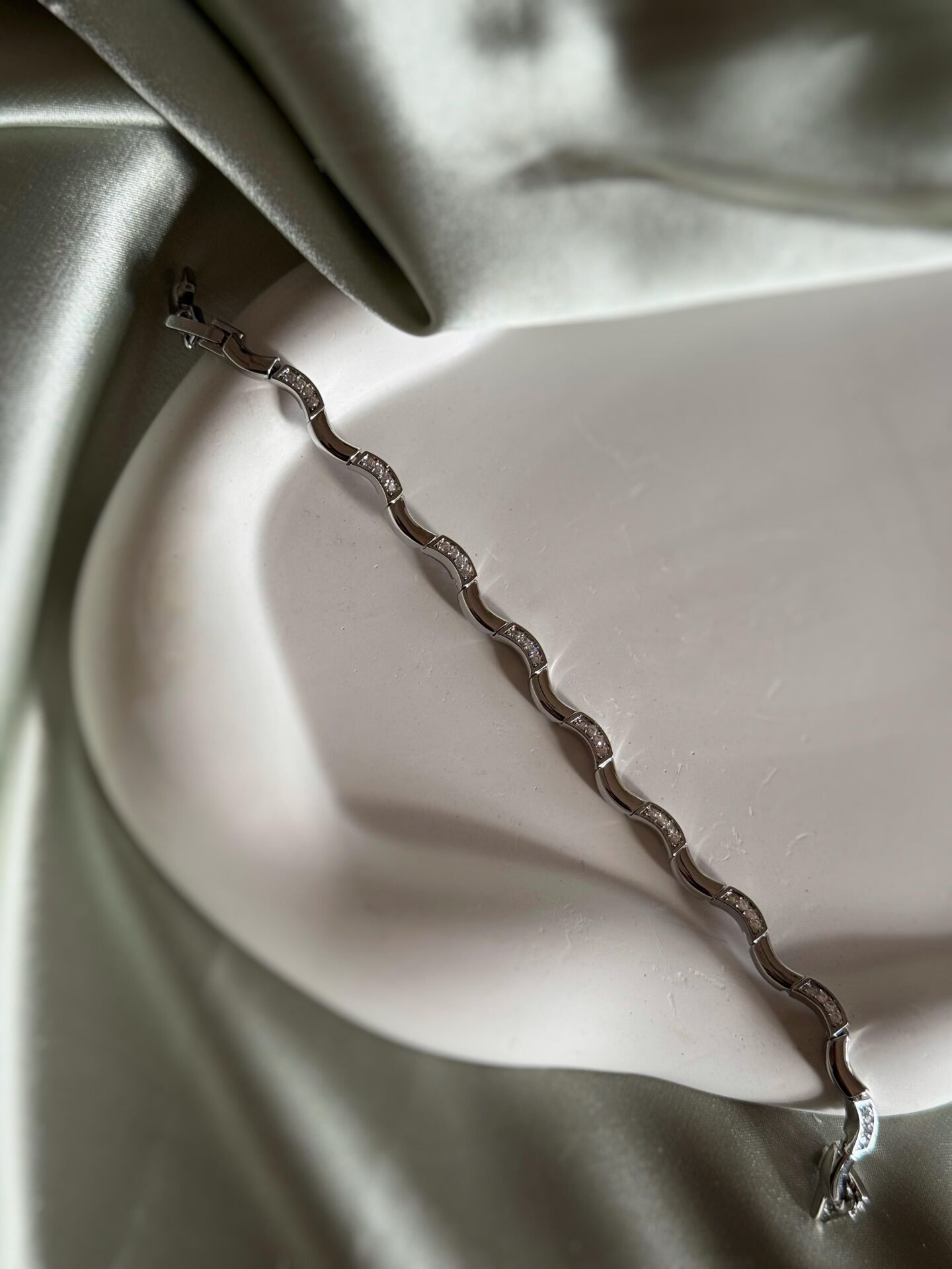 Silver Dalga Bileklik