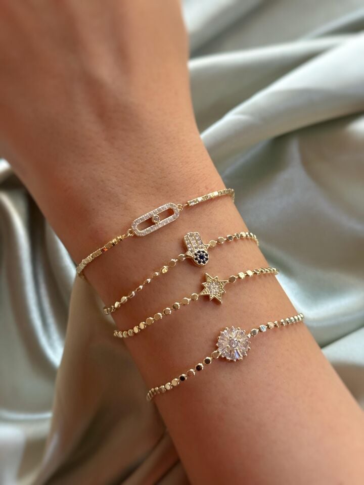 İnce El Sembollü Bileklik