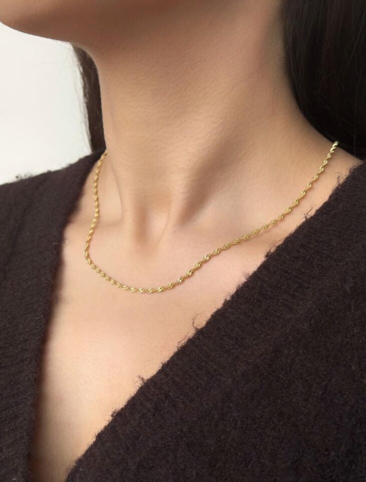 İnce Arpa Zİncir Kolye