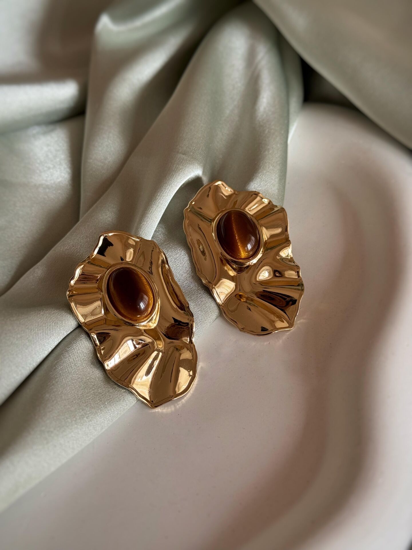 Bird Kahve Tasarım Küpe