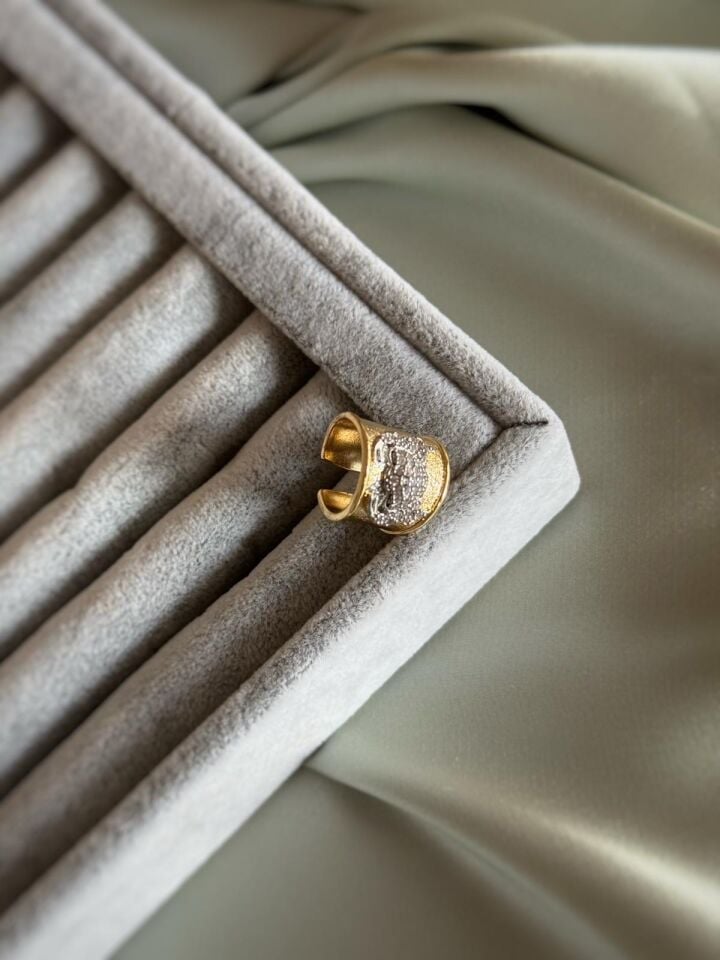 Plaka Yengeç Earcuff